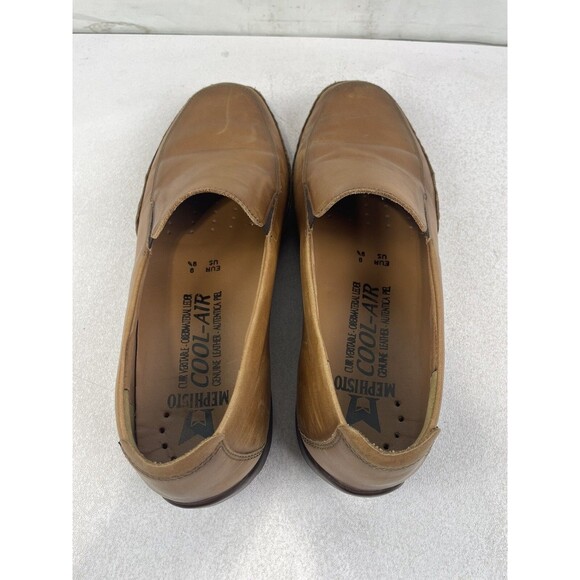 Mephisto Edlef Men\'s Brown Leather Cool-Air Slip-On Moccasin Loafers Size 9.5 main image 14